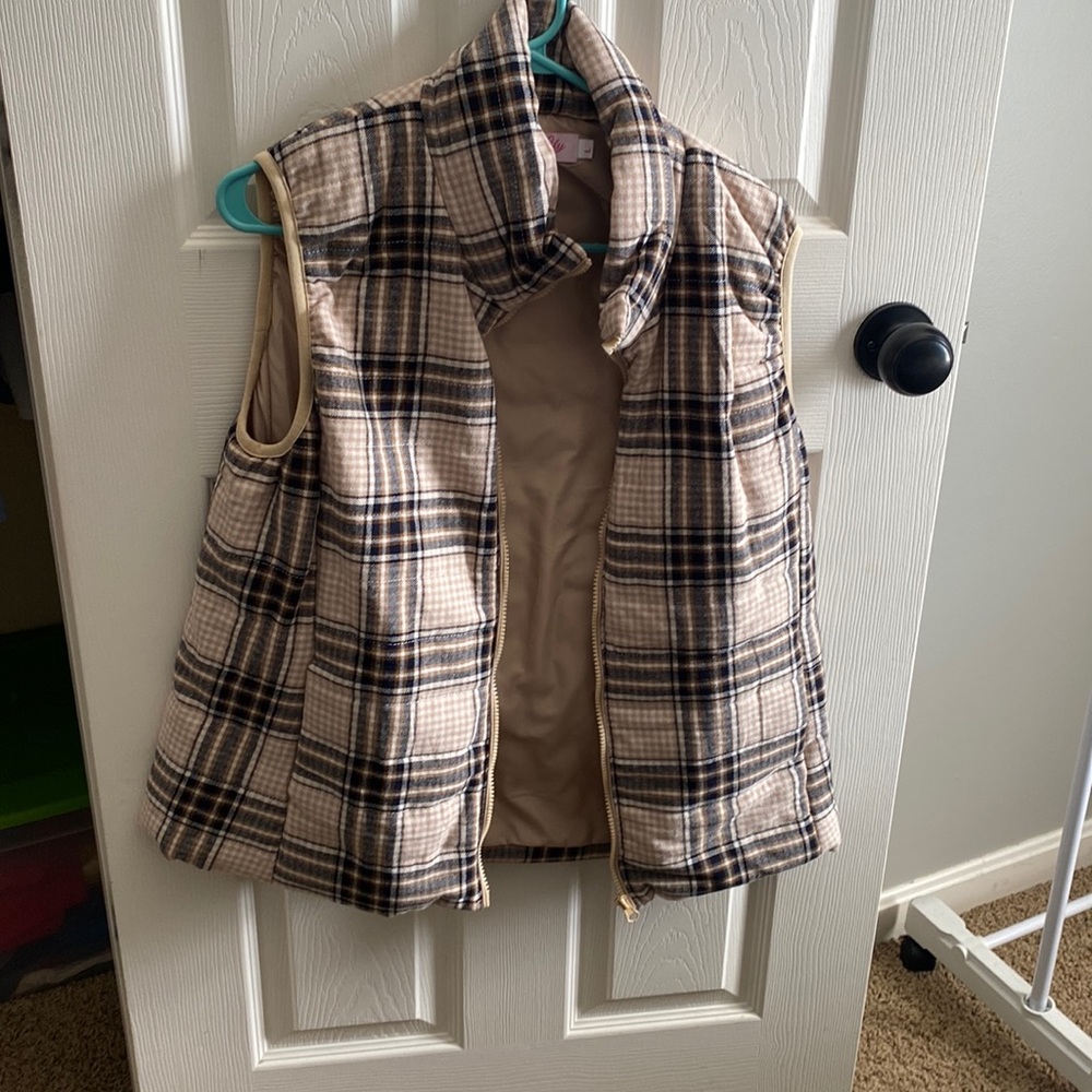 Plaid vest